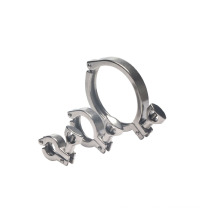 Sanitary Stainless Steel SS304 Single Pin Heavy Duty Tri Clamp for ferrule